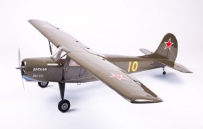Aviomodelis, Yak-12 GP 40, zaļš, ARF