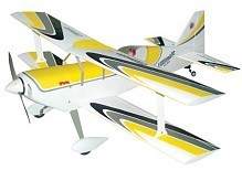Aviomodelis  pilotāžas Ultimate-40S (dzeltens), ar iekšdedzes dzinēju, ARF