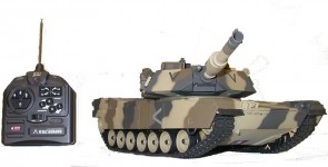 Radiovadāms tanks "M1A2 Abrams NTC 3", 1:24, pneimatiskais