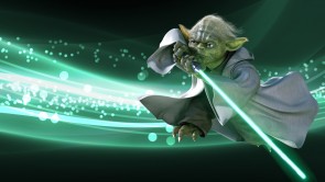 Световой меч Yoda Force FX 85cm. Star Wars The Black Series