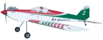 Aviomodelis pilotāžas LA RACER 40, zaļš, ARF